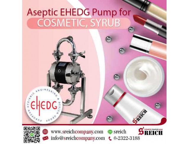 ปั๊มไดอะแฟรม มาตรฐาน EHEDG สำหรับงานสุขอนามัย pharmaceutical industry ปั๊มไดอะแฟรม มาตรฐาน EHEDG สำหรับงานสุขอนามัย pharmaceutical industry