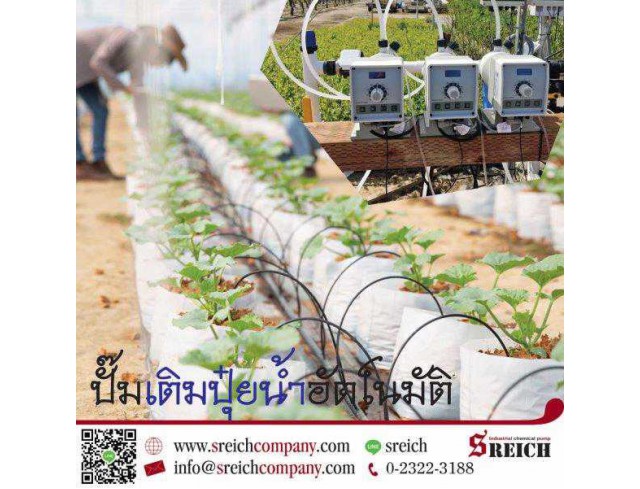เทคโนโลยีการจ่ายปุ๋ยพร้อมน้ำเลี้ยง ที่จะช่วยประหยัดเวลาและประหยัดแรงงานเกษตรกรไทย