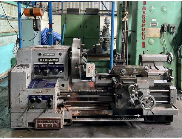 ขายเครื่องกลึงญี่ปุ่น KYOKUTO DYNA-1200 รุ่นหนัก สี่จับโต 800mm. ราคา 265,000 บาท ขายเครื่องกลึงญี่ปุ่น KYOKUTO DYNA-1200 รุ่นหนัก สี่จับโต 800mm. ราคา 265,000 บาท