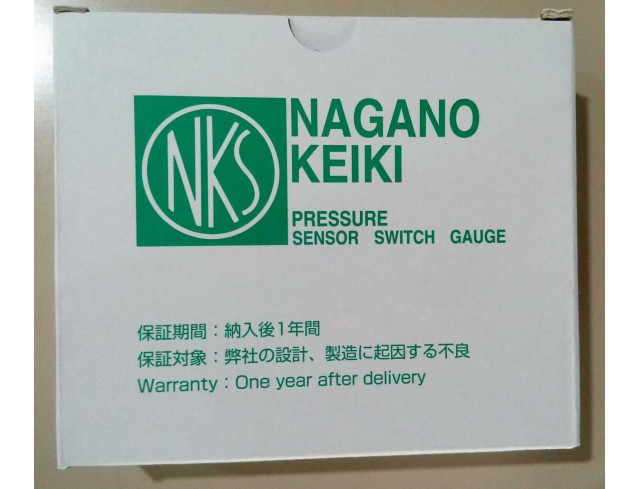 "NAGANO" PRESSURE GAUGE "NAGANO" PRESSURE GAUGE