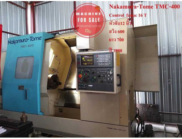 CNC Nagamura tome  TMC -400  control fanuc16 T  กลึงยาว700 mm