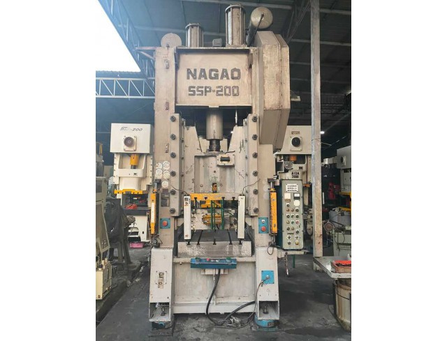 เครื่องปั๊มมือสอง200ตัน H frame Nagao เครื่องปั๊มมือสอง200ตัน H frame Nagao