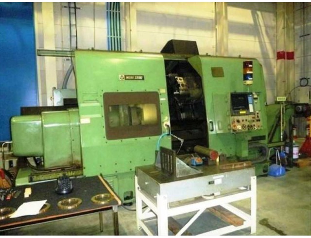 cnc lathe MORI SEIKI Model SL-75B Year 1989 Control system FANUC- 15T
