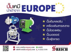 ปั๊มเคมี ปั๊มสูบส่งของเหลว-ของหนืด มาตรฐานยุโรป Industrial Pumps