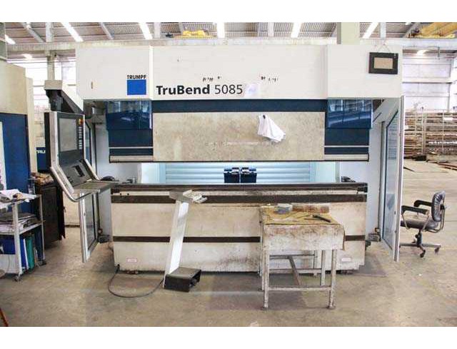 ขายเครื่องพับเหล็ก CNC Trumpf รุ่น Trubend 5085 85 tons ปี 2010