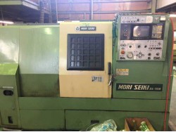 "Mori-Seiki" NC Lathe SL-15MC Fanuc 10T  Chuck 6 Inch With Tail-Stock / With Milling Axis 