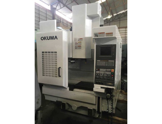  "Okuma" Machining Center MX-45VA Year 1996 Controller : OSP700M Table Size : 760 mm x 460mm Stroke : X560mm Y460mm Z450mm BT-40  20-ATC   50-7,000rpm   Weight 6.7Tons (โทร) 0827867706 (line) yoye529