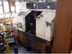 Nakamura" Cnc Lathe Model: TMC-20 Year 1986 Control  Fanuc  OT With Tail Stock 