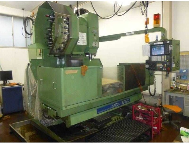 Okk" Cnc Machining Center Year 1987 Model: MCV630 Control  OKK MITSUBISHI (meldas330M) Work table size: 1,600x660 mm