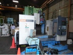 "Mazak" Machining Center  Year  1997 Model  ＭTＶ-515/40Ｎ　 Controller  Mazatrol M-Plus Work table size  1300x550 mm 