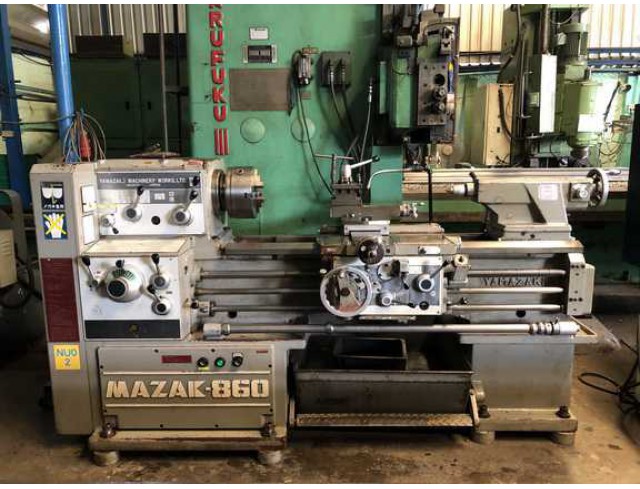 ขายเครื่องกลึง MAZAK 860 ขนาด 6ฟุต 4เพลาเบรค กลึงเกลียวนิ้วมิลในตัว ราคา 245,000 บาท