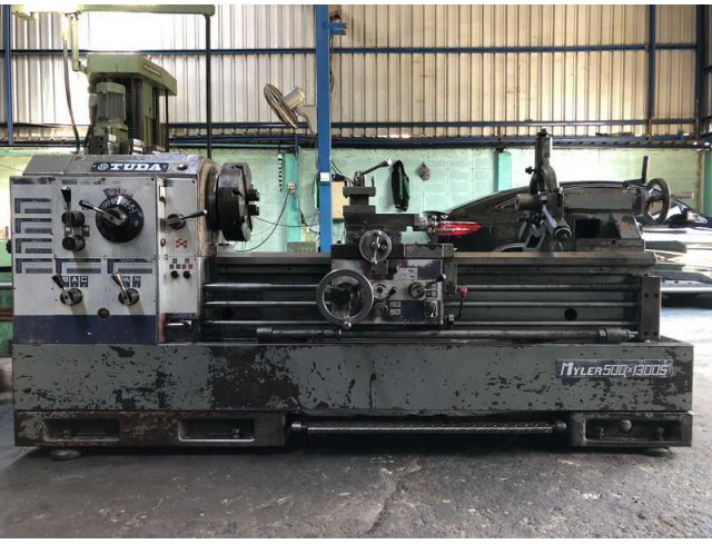 ขายเครื่องกลึง TUDA MYLER 500x1300S รุ่นหนัก สี่เพลา รู 80มม. ราคา 169,000 บาท