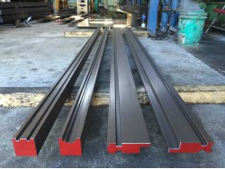รับทำ รับซ่อม ชุด Tool พับโลหะ PUNCH ร่องพับ V-Die ทูลต่างๆของเครื่อง PRESS BRAKE และรับเจียระไนคมใบมีดตัดโลหะของเครื่อง SHEARING รองรับใบมีดยาว 4.5เมตร