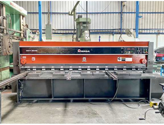ขายเครื่องตัดเหล็ก AMADA DCT-3045 ขนาด 10ฟุต ออโตแบ็คเกจ ราคา 480,000 บาท