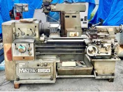 ขายเครื่องกลึง MAZAK MK-860S เครื่องนำเข้า นิ้วมิลในตัว จอลีเนียร์ MITUTOYO 2แกน ราคา 185,000 บาท