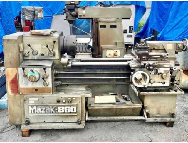 ขายเครื่องกลึง MAZAK MK-860S เครื่องนำเข้า นิ้วมิลในตัว จอลีเนียร์ MITUTOYO 2แกน ราคา 185,000 บาท