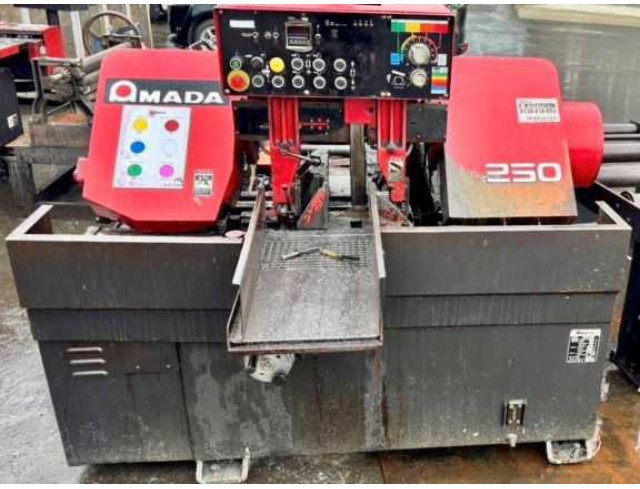 ขายเครื่องเลื่อยสายพาน AMADA HA-250 เครื่องนำเข้า ออโต ราคา 185,000 บาท