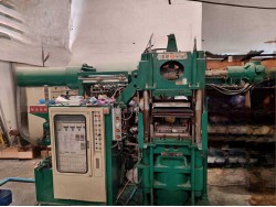 เครื่องฉีดยาง แนวนอน injection machine rubber แบบออโต้ สไสต์ แม่พิมพ์  420 ตัน ไต้หวัน