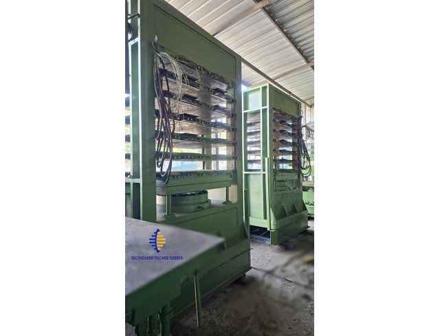 เครื่องอัดระเบิดโฟมยาง EVA 6 ชั้น ราคาประหยัด! ที่ผลิตแผ่นโฟม งาน รองเท้า