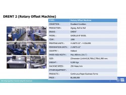 เครื่องพิมพ์ออฟเซ็ตม้วน 4 สี สภาพพร้อมใช้งาน เครื่องพิมพ์ออฟเซ็ตม้วน 4 สี สภาพพร้อมใช้งาน