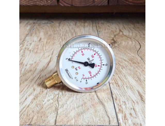 เกจวัดแรงดันออกข้าง เกลียว NPT Stauff SPG Series