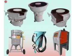  เครื่องขัดผิวโลหะแบบเขย่า (มีสะพานแยกชิ้นงาน) (Vibratory finishing machine with Separato
