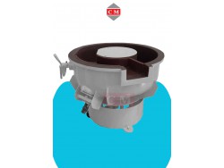 เครื่องขัดผิวโลหะแบบเขย่า (มีสะพานแยกชิ้นงาน) (Vibratory finishing machine with Separator) 