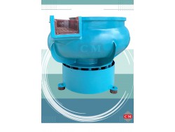 เครื่องขัดผิวโลหะแบบเขย่า (มีสะพานแยกชิ้นงาน) (Vibratory finishing machine with Separator)  เครื่องขัดผิวโลหะแบบเขย่า (มีสะพานแยกชิ้นงาน) (Vibratory finishing machine with Separator)