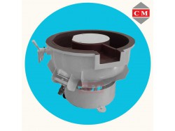  เครื่องขัดผิวโลหะแบบเขย่า (มีสะพานแยกชิ้นงาน) / Vibratory Finishing Machine