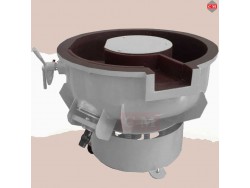 เครื่องขัดผิวโลหะแบบเขย่า (มีสะพานแยกชิ้นงาน) (Vibratory finishing machine with Separator) 