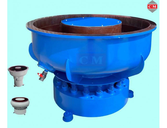   เครื่องขัดผิวโลหะแบบเขย่า (ไม่มีสะพานแยกชิ้นงาน) / Vibratory Finishing Machine