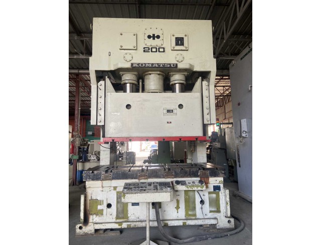 #ขายเครื่องปั้มโลหะมือสอง #Used Press KOMATSU 200 Ton Model : OBW200-2