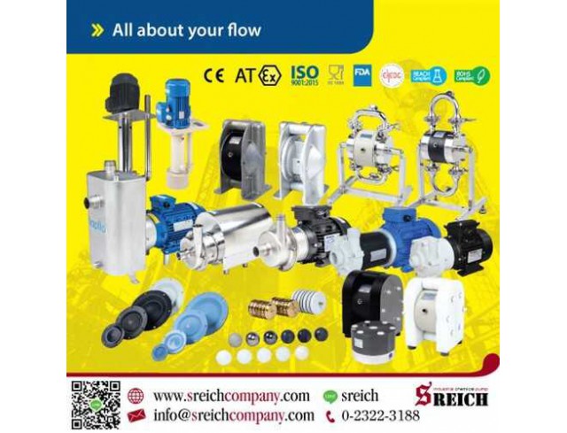 ตัวแทนจัดจำหน่ายปั๊ม diaphragm pump Tapflo ปั๊มสูบส่งของเหลวคุณภาพจากสวีเดน
