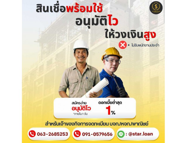 #สินเชื่อ #ผู้ประกอบการ #เงินทุนหมุนเวียน