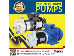 ปั๊มแม่เหล็ก Magnet pump เซนทิฟูกัลที่ขับเคลื่อนด้วยแม่เหล็ก ทนการกัดกร่อนของสารเคมีได้ดี