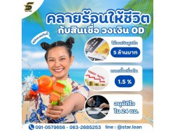 สินเชื่อเพื่อธุรกิจSMEดอกเบี้ยต่ำ STAR LOAN