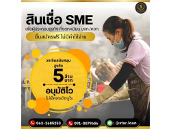 สินเชื่อเพื่อธุรกิจSMEดอกเบี้ยต่ำ STAR LOAN